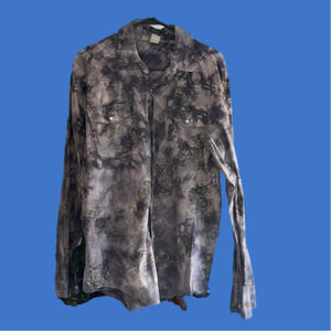 Button down Pop Icon shirt L